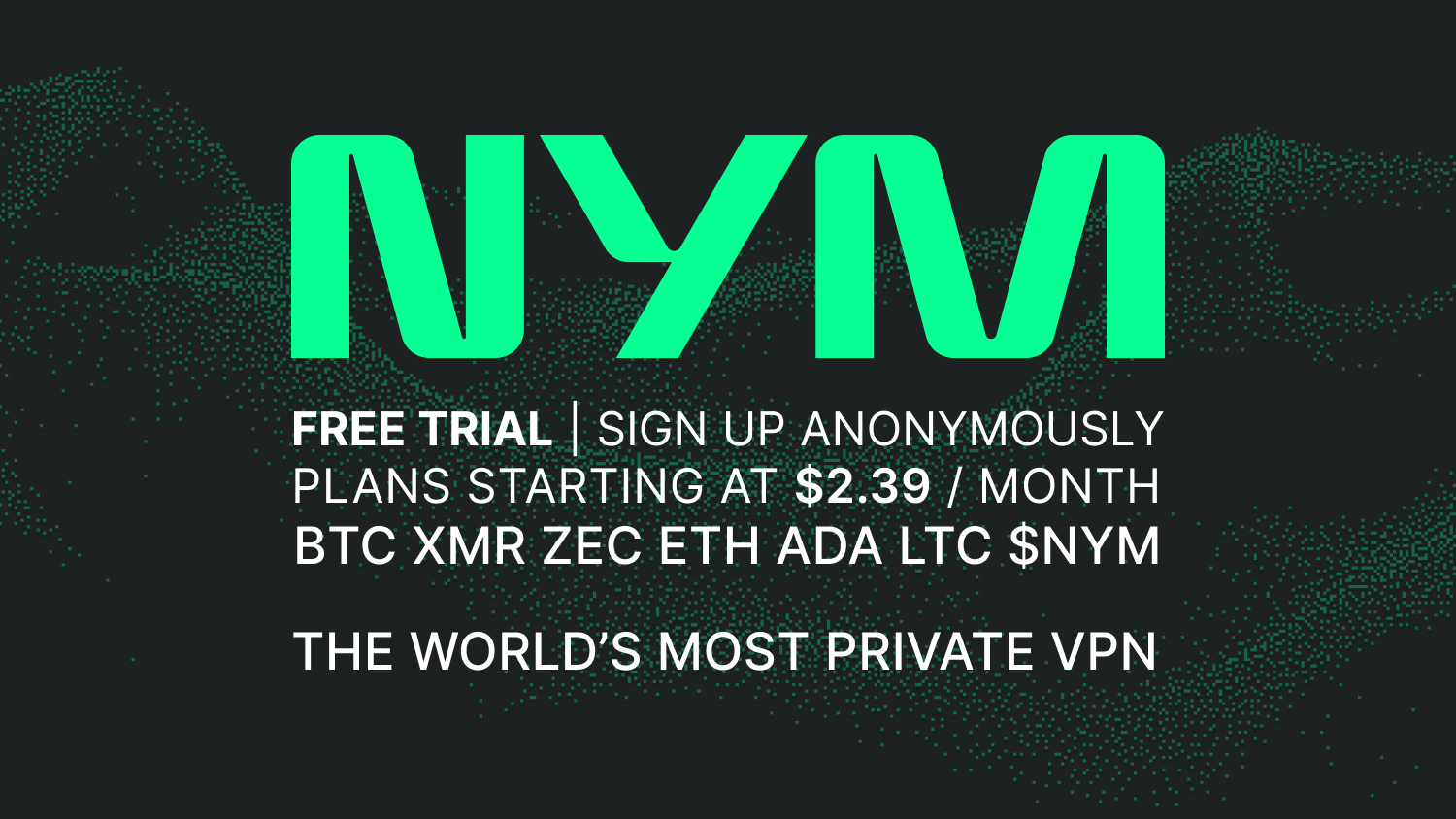 NymVPN client interface: the anonymous decentralized VPN